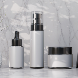 cream serum and toner